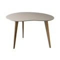 Couchtisch Lalinde Small grau holz natur Nierentisch / L 63cm / Tischbeine aus Holz - Sentou Edition grau en holz