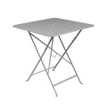 Bistro Klapptisch 71 x 71 cm - Klapptisch - Mit Loch für Sonnenschirm - Fermob grau/silber/metall en metall