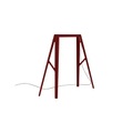 Tischleuchte Bridge 2 LED metall rot / L 29 x H 28 cm - Foscarini rot en metall