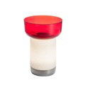 Bontà Lampe ohne Kabel / abnehmbare Glasschüssel - Ø 18 x H 26,4 cm - Artemide rot en glas
