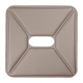 Sitzkissen / Kunstleder - für Hocker - Tolix braun/beige en leder