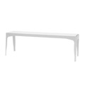 Y Bank lackierter Stahl - L 140 cm - Tolix weiß en metall