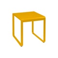 Bellevie rechteckiger Tisch / 74 x 80 cm - Metall - Fermob gelb en metall