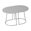 Airy Couchtisch / klein - 68 x 44 cm - Muuto grau en metall/holz