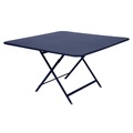 Caractère Klapptisch / 128 x 128 cm - Fermob blau en metall