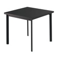 Star quadratischer Tisch / 70 x 70 cm - Emu schwarz en metall