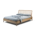 Spindle Doppelbett / Für Matratzen der Größe 160 x 200 cm - Eiche massiv - Ethnicraft holz natur en holz