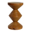 Zig Zag Hocker / Holz - Pols Potten holz natur en holz
