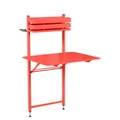 Balcon Bistro Klapptisch / Klappbar - 77 x 64 cm - Fermob rot en metall