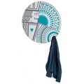 Domestic, Sticker A votre service plastikmaterial papierfaser blau grau Garderobe - Domestic blau en plastikmaterial