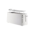 ALESSI, Toaster Plissé plastikmaterial weiß / Long - 4 Scheiben / 1700W - Alessi weiß en plastikmaterial