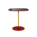 Thierry Tables d'appoint / 33 x 50 x H 50 cm - Glas - Kartell rot en glas