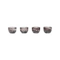Tinta Eierbecher / 4er-Set - Glas - Ferm Living braun en glas