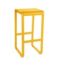 Bellevie Barhocker / H 75 cm - Aluminium - Fermob gelb en metall