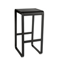 Bellevie Barhocker / H 75 cm - Aluminium - Fermob schwarz en metall