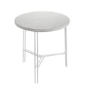 Terrazzo Couchtisch / Ø 40 cm x H 40 cm - Serax weiß en metall/stein