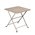 Couchtisch Tom Pouce metall grau / 50 x 50 cm - Fermob grau en metall