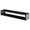 Low Rack Regal - Zeus schwarz en metall