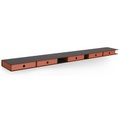 Regal Alizé metall orange grau / mit 4 Schubladen - L 120 cm - Matière Grise orange en metall