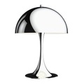Panthella 320 Tischleuchte / Ø 32 x H 43,8 cm - Metall / Verner Panton, 1971 - Louis Poulsen grau/silber/metall en metall