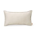 Desert Outdoor-Kissen / Plastikflaschen-Recycling - 53 x 28 cm - Ferm Living weiß en textil