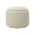 Donut Outdoor Sitzkissen / Ø 50 cm - Ethnicraft weiß en textil