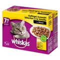 Megapack Whiskas 7+ Senior Frischebeutel 48 x 100 g - Geflügelauswahl in Gelee
