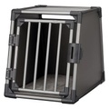 Trixie, Trixie Transportbox Aluminium graphit - Größe M-L: B 61 x T 86 x H 65 cm