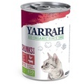 Yarrah Bio Chunks 6 x 405 g - Bio Huhn & Bio Truthahn mit Bio Brennnesseln & Bio Tomaten