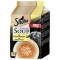 Sheba, Multipack Sheba Classic Soup Frischebeutel 4 x 40 g - Hochseefischfilets & Gemüse