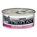 Pro Plan Cat Delicate 24 x 85 g - Truthahn