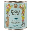 Rosie's Farm Adult 6 x 800 g - Fisch & Huhn