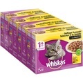 Sparpaket 96 x 85 / 100 g Whiskas Adult 1+ Frischebeutel - Geflügelauswahl in Sauce (96 x 100 g)