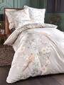 exklusive Bettwäsche-Garnitur aus Mako-Satin Elegante beige