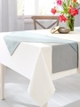 Tischdecke, ca. 135x220cm Sander blau