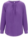 Bluse zum Schlupfen aus 100% Seide Basler lila Größe: 46