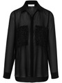 Bluse Just White schwarz Größe: 36