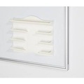 Markerhalter 89210, magnetisch, B 154 x T 25 x H 130 mm, für 4 Boardmarker, weiss