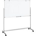 MAUL Wendetafel, HxT 1950 x 650 mm Stahlblech-Oberfläche, weiß Breite 1880 mm