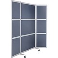 undefined, Mobile Stellwand, Anthrazit satin