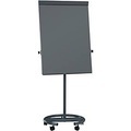 MAUL Flipchart, Rundfuß Tafelhöhe 1000 mm anthrazit