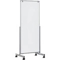 MAUL Whiteboard MAUL®pro easy2move, mobil HxT 1965 x 640 mm, alusilber Tafel-HxB 1800 x 750 mm
