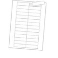 ORGATEX Kartoneinlagen Standard, weiß, 100 Stück, 67 x 200 mm