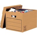 Bankers Box, Aufbewahrungsbox BANKERS BOX® Serie Earth, stapelbar, FSC®-zertifizierter Karton, B 320 x T 390 x H 250 mm, braun, 10 Stück