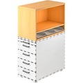 RENATUS - Containeraufsatz HxBxT 530 x 428 x 800 mm Ahorn-Dekor