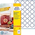Avery Zweckform, AVERY® Zweckform Klebeetiketten, blanko, 40,8 x 40,3 mm, 240 Stück, Blumenform