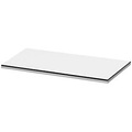 Abdeckplatte TEQSTYLE, Kanten 2-farbig, B 800 mm, weiss
