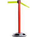 Guidesystems, Absperrpfosten RS-Guidesystems GLA 25, rot, Gurt neongelb, 2 Stück