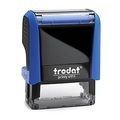 Trodat Personalisierter Adressstempel Printy 4911 Blau 1,4 x 3,8 cm