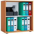 VCM, Holz Büro Stand Regal Bücher Ordner Aktenregal Ordnerregal Bücherregal Lona 2f Holz Büro Stand Regal Bücher Ordner Aktenregal Ordnerregal Bücherregal Lona 2f